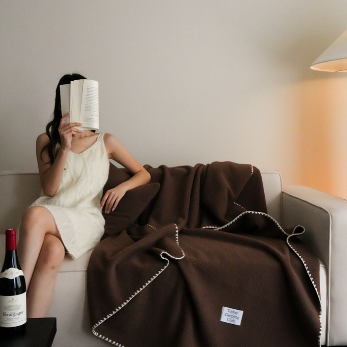 91家纺网 家纺一手货源 找家纺 （总）三味舒屋 2025新款Today Sleeping仿生羊毛绒复合毛毯盖毯（全平台控价券后不低于98/168/188）