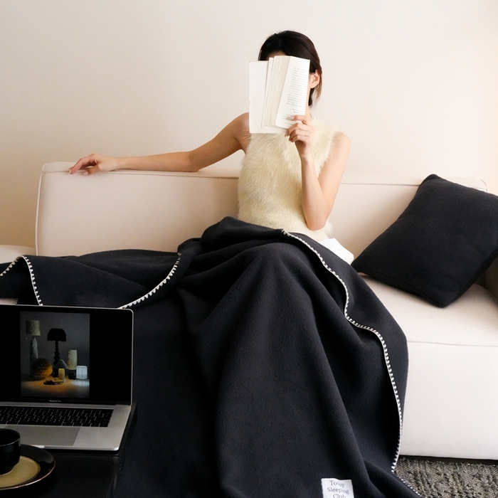 三味舒屋 2025新款Today Sleeping仿生羊毛绒复合毛毯盖毯（全平台控价券后不低于98/168/188） 黑森林