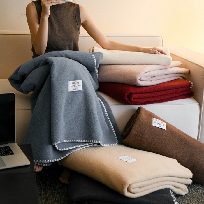 91家纺网 家纺一手货源 找家纺 三味舒屋 2025新款Today Sleeping仿生羊毛绒复合毛毯盖毯（全平台控价券后不低于98/168/188） 组合图仅供展示不可下单
