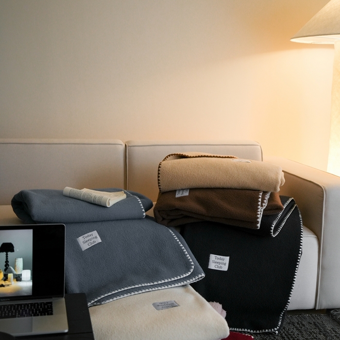 91家纺网 家纺一手货源 找家纺 （总）三味舒屋 2025新款Today Sleeping仿生羊毛绒复合毛毯盖毯（全平台控价券后不低于98/168/188）