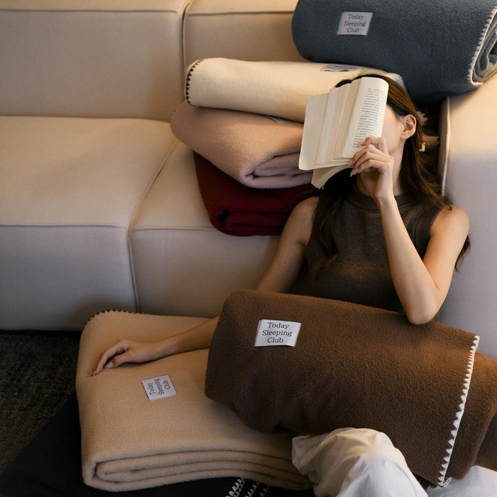 91家纺网 家纺一手货源 找家纺 （总）三味舒屋 2025新款Today Sleeping仿生羊毛绒复合毛毯盖毯（全平台控价券后不低于98/168/188）