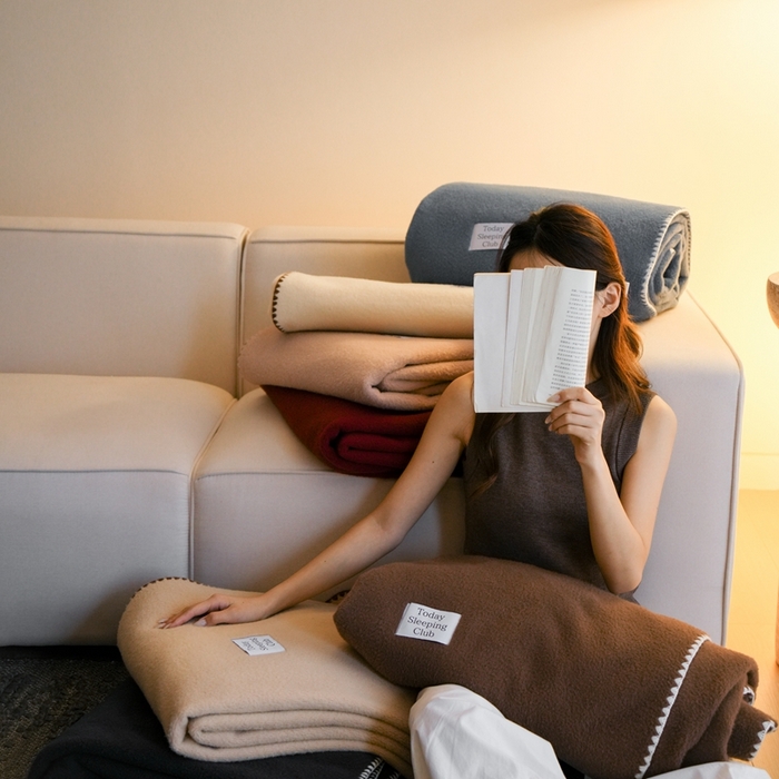 91家纺网 家纺一手货源 找家纺 （总）三味舒屋 2025新款Today Sleeping仿生羊毛绒复合毛毯盖毯（全平台控价券后不低于98/168/188）