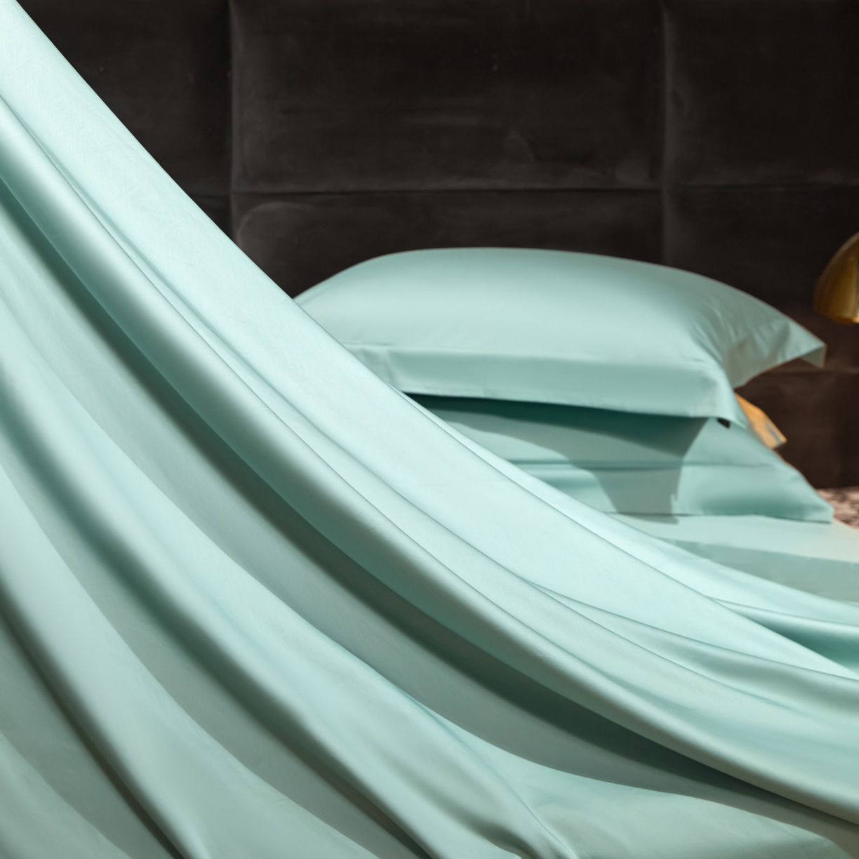 91家纺网 家纺一手货源 找家纺 米多多 2025新款70S全工艺CR长绒棉四件套 梵星蓝