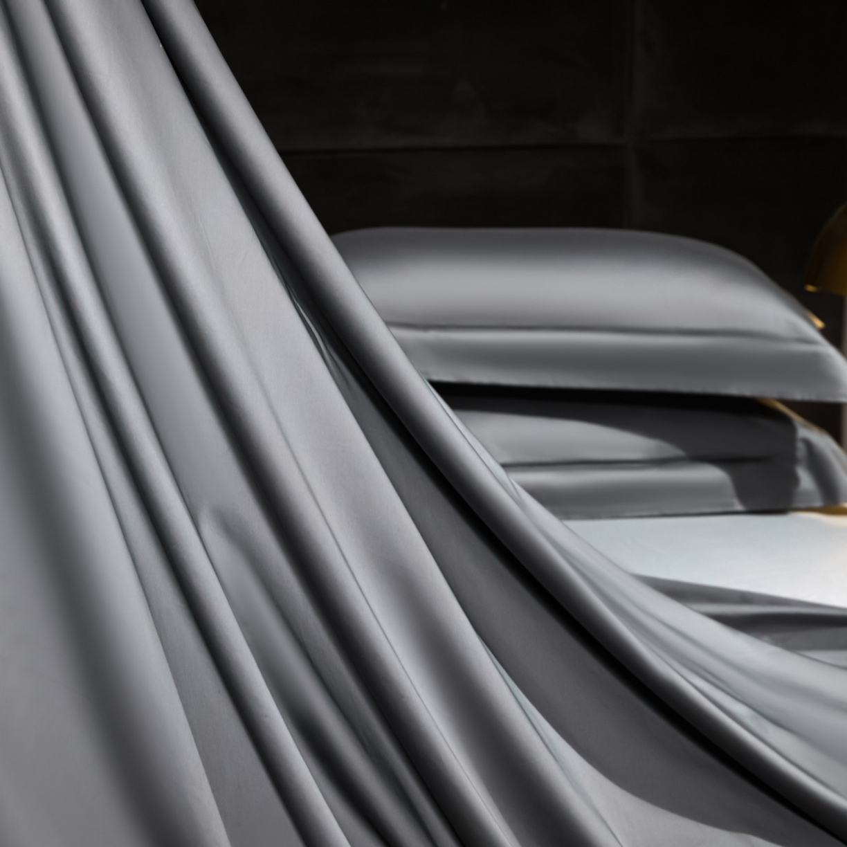 91家纺网 家纺一手货源 找家纺 米多多 2025新款70S全工艺CR长绒棉四件套 高级灰