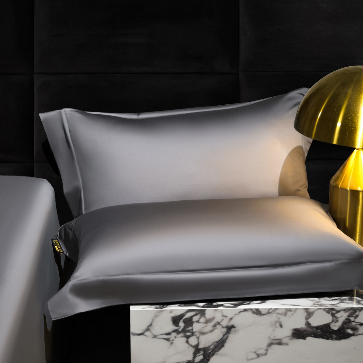 91家纺网 家纺一手货源 找家纺 米多多 2025新款70S全工艺CR长绒棉四件套 高级灰