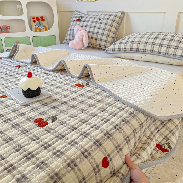 91家纺网 家纺一手货源 找家纺 （总）床盖工厂店 2025新款加厚高克重牛奶绒床盖豆豆绒单被套四件套牛奶绒四件套