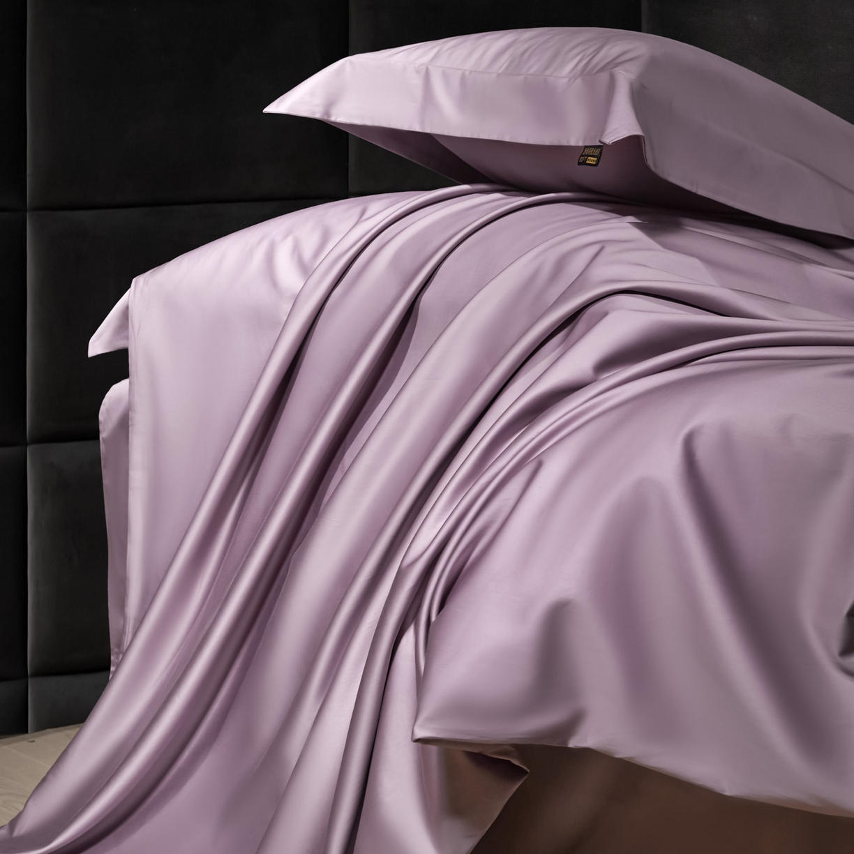 91家纺网 家纺一手货源 找家纺 米多多 2025新款70S全工艺CR长绒棉四件套 魅惑紫