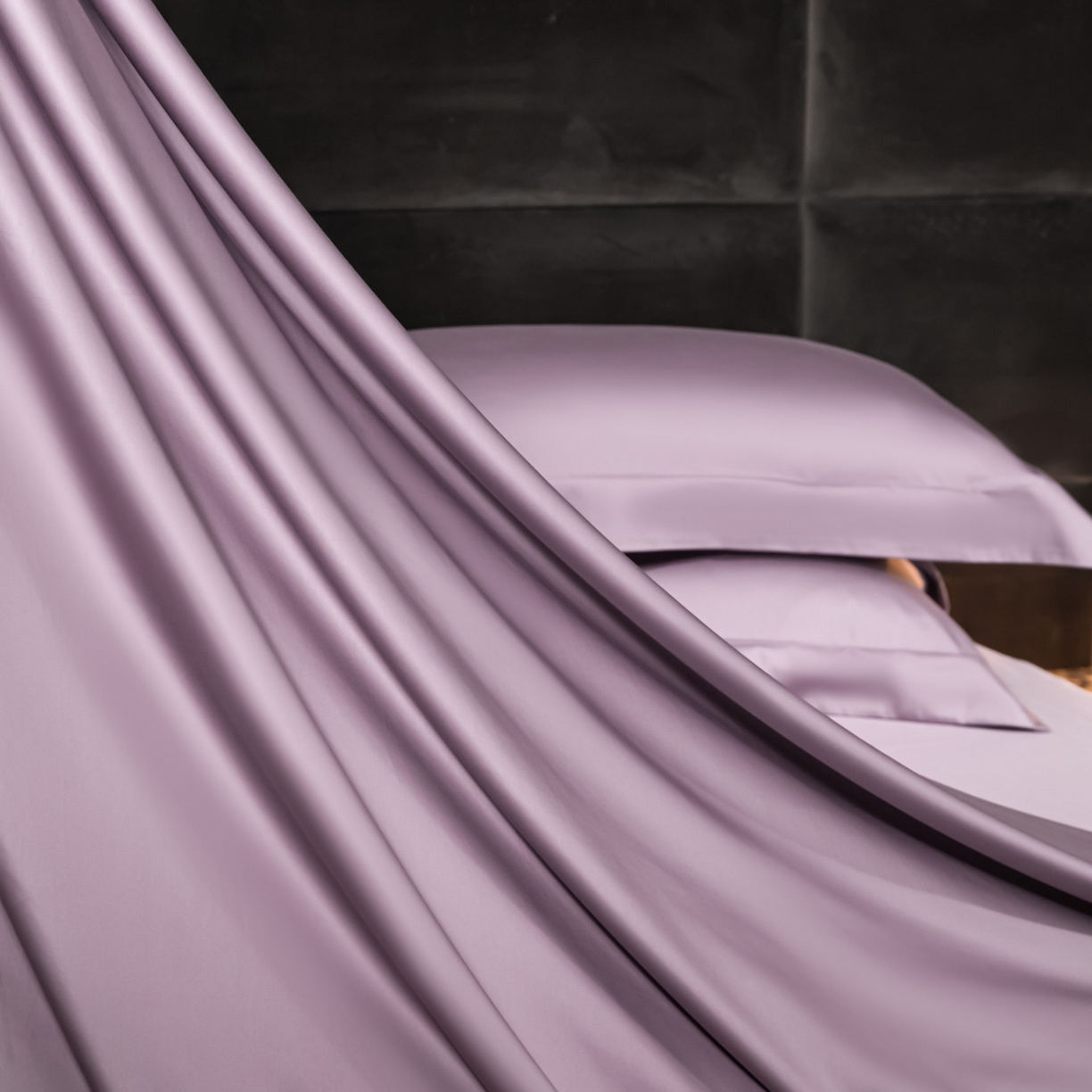 91家纺网 家纺一手货源 找家纺 米多多 2025新款70S全工艺CR长绒棉四件套 魅惑紫