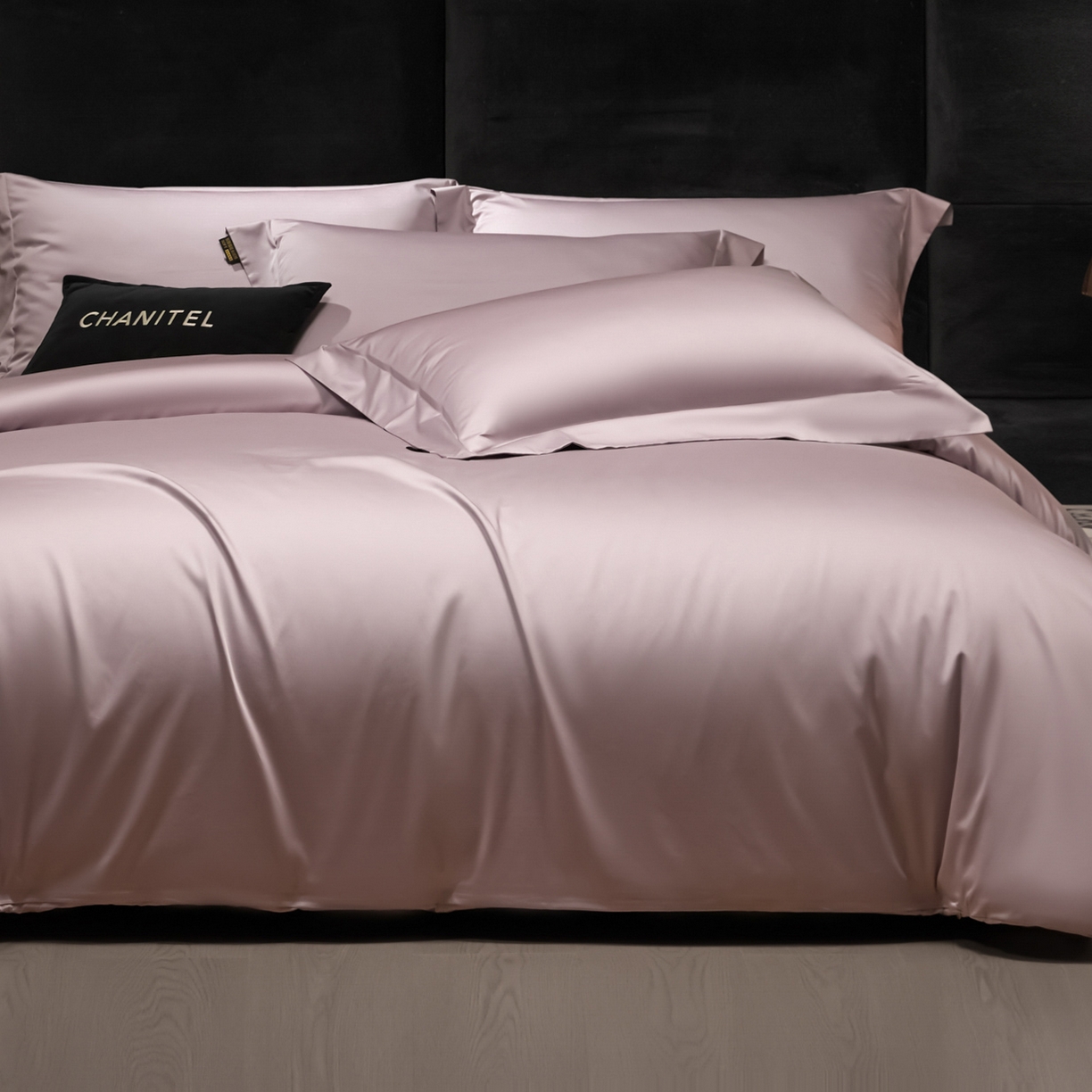 91家纺网 家纺一手货源 找家纺 米多多 2025新款70S全工艺CR长绒棉四件套 迷迭紫