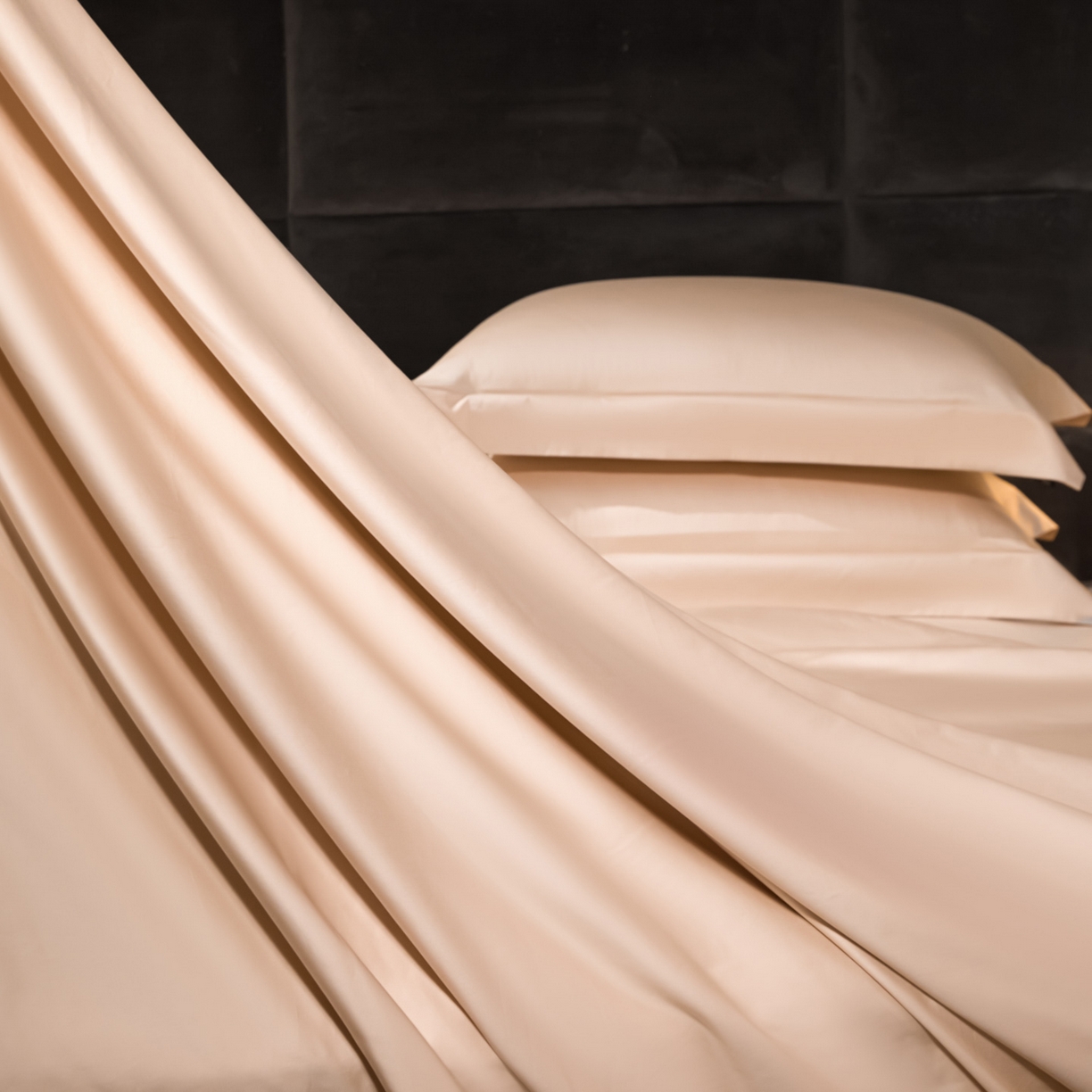 91家纺网 家纺一手货源 找家纺 米多多 2025新款70S全工艺CR长绒棉四件套 甜杏