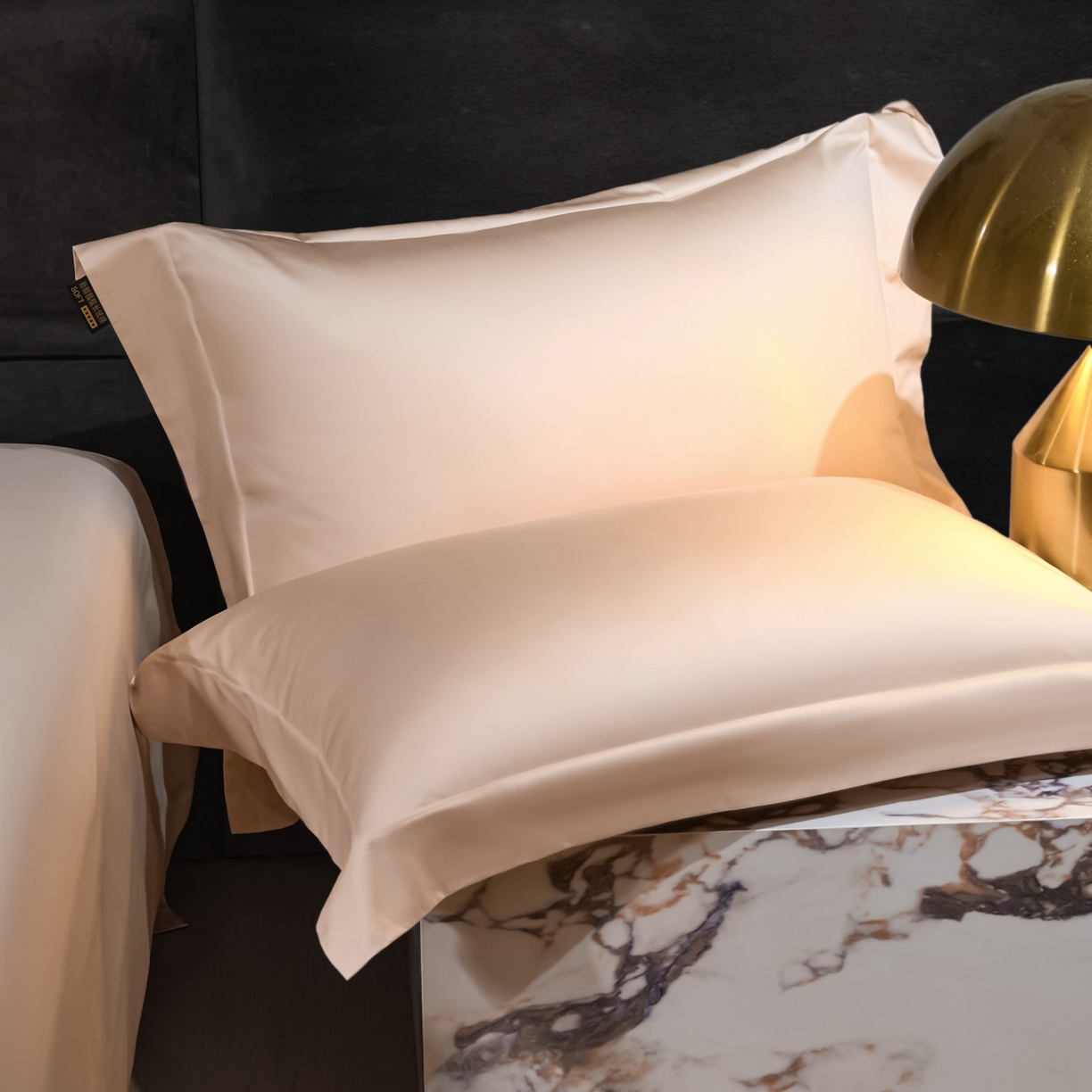 91家纺网 家纺一手货源 找家纺 米多多 2025新款70S全工艺CR长绒棉四件套 甜杏