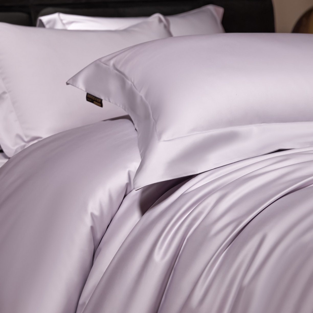 91家纺网 家纺一手货源 找家纺 米多多 2025新款70S全工艺CR长绒棉四件套 温馨紫