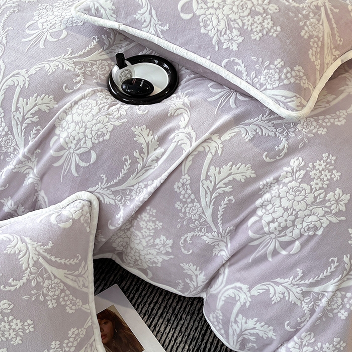 91家纺网 家纺一手货源 找家纺 （总）妮恒美家纺 2025新款雕花牛奶绒四件套