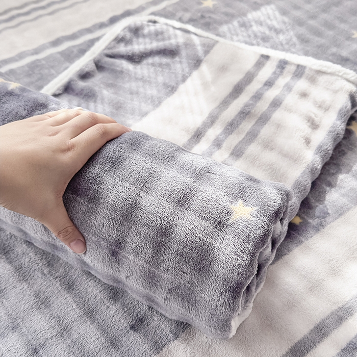 91家纺网 家纺一手货源 找家纺 丝芙妮家居（原乐视家纺） 2025新款A类牛奶泡泡绒印花单品床单 夜幕星辰