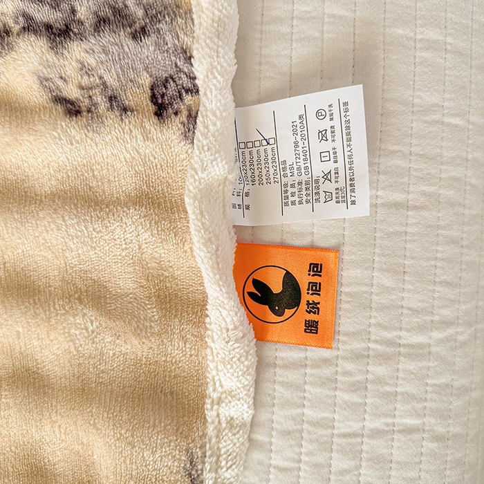 91家纺网 家纺一手货源 找家纺 丝芙妮家居（原乐视家纺） 2025新款A类牛奶泡泡绒印花单品床单 遇见花海