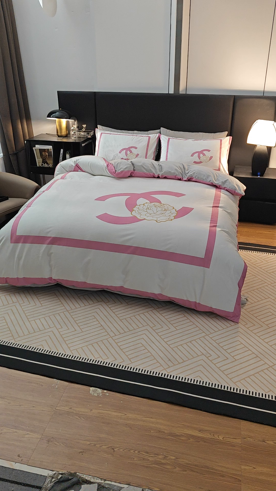 91家纺网 家纺一手货源 找家纺 爵仕家纺 2025新款跨境轻奢外贸加绒秋冬保暖宝宝绒水晶绒抗静电不掉毛四件套床单被套 白香