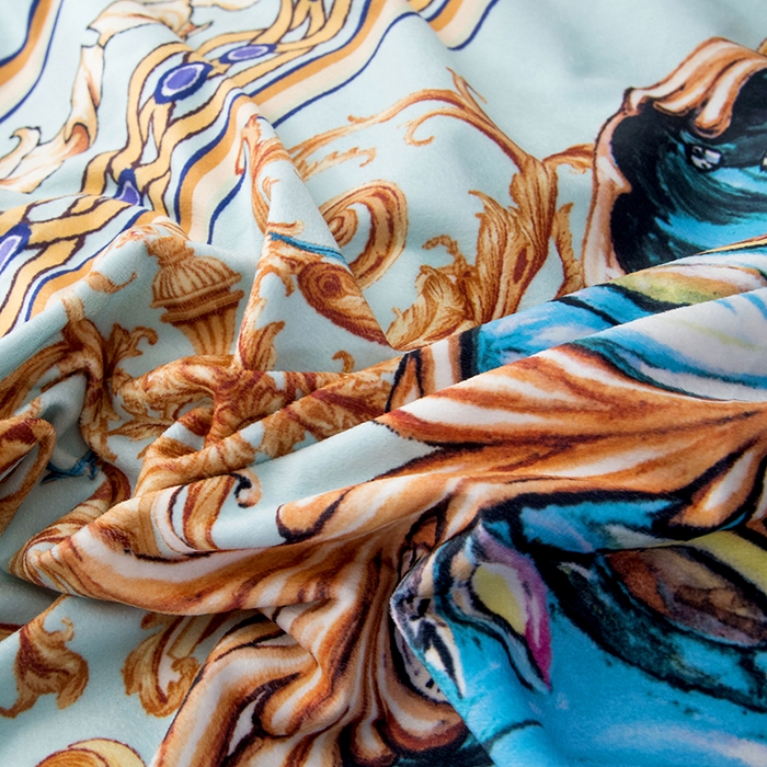 91家纺网 家纺一手货源 找家纺 爵仕家纺 2025新款跨境轻奢外贸加绒秋冬保暖宝宝绒水晶绒抗静电不掉毛四件套床单被套 金蝴蝶