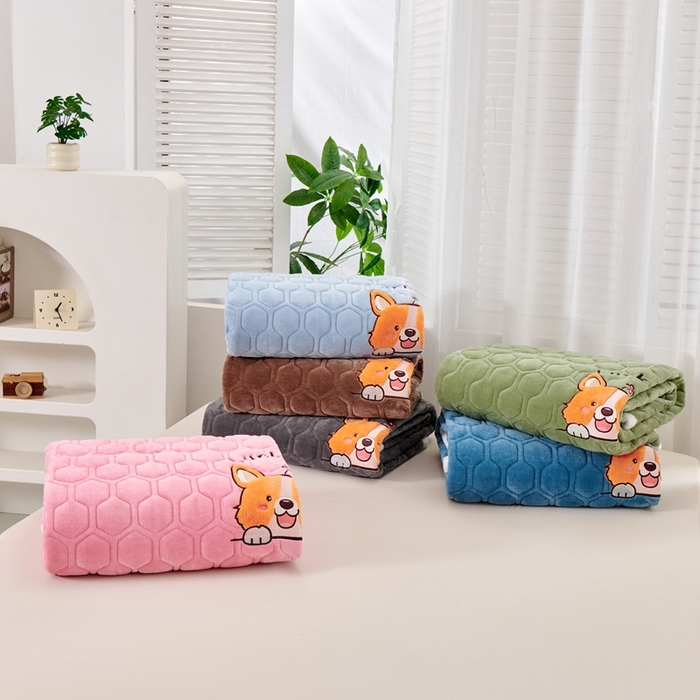 永旺家纺 2025新款宝宝牛奶绒床护垫床垫-柯基 组合图仅供展示不可下单