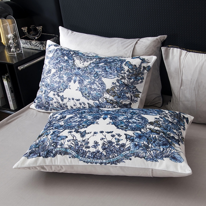 91家纺网 家纺一手货源 找家纺 爵仕家纺 2025新款跨境轻奢外贸加绒秋冬保暖宝宝绒水晶绒抗静电不掉毛四件套床单被套 钻石蝴蝶