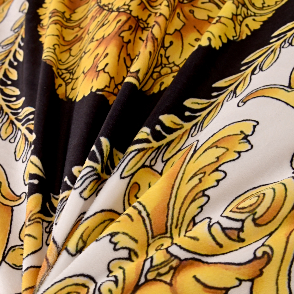 91家纺网 家纺一手货源 找家纺 爵仕家纺 2025新款跨境轻奢外贸加绒秋冬保暖宝宝绒水晶绒抗静电不掉毛四件套床单被套 盛典