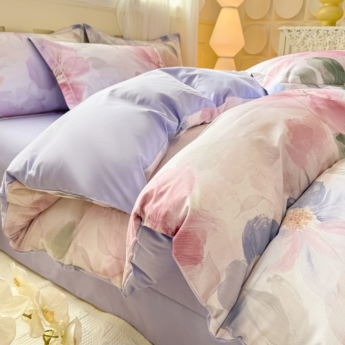 91家纺网 家纺一手货源 找家纺 （总）红日子纺织品 2025新款全棉纯棉数码印花四件套