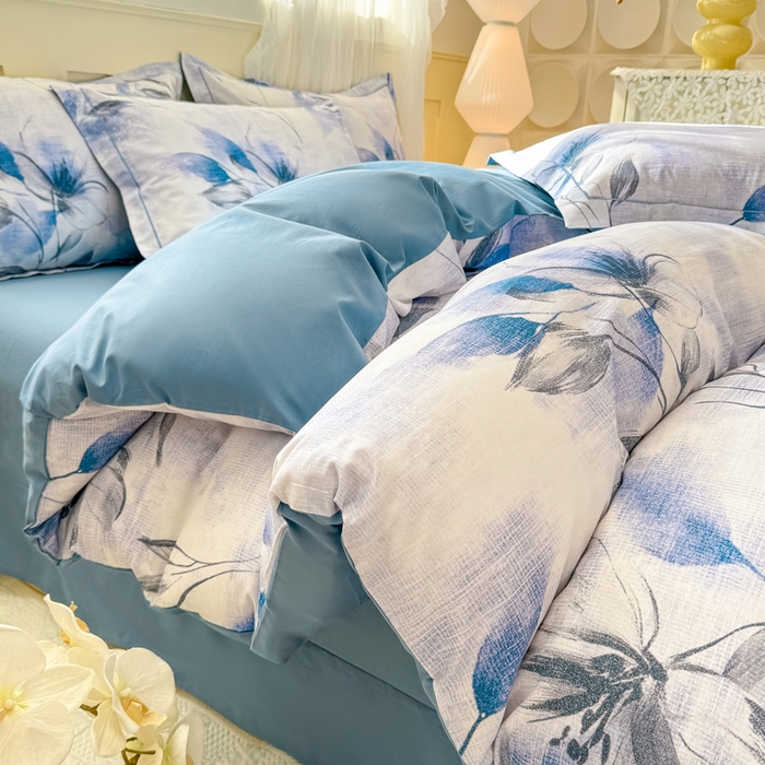 91家纺网 家纺一手货源 找家纺 （总）红日子纺织品 2025新款全棉纯棉数码印花四件套