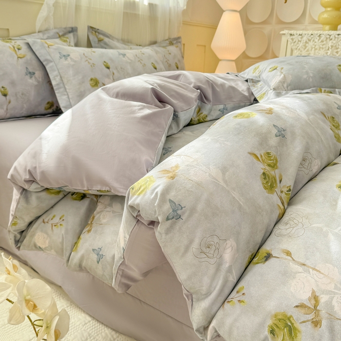 91家纺网 家纺一手货源 找家纺 （总）红日子纺织品 2025新款全棉纯棉数码印花四件套