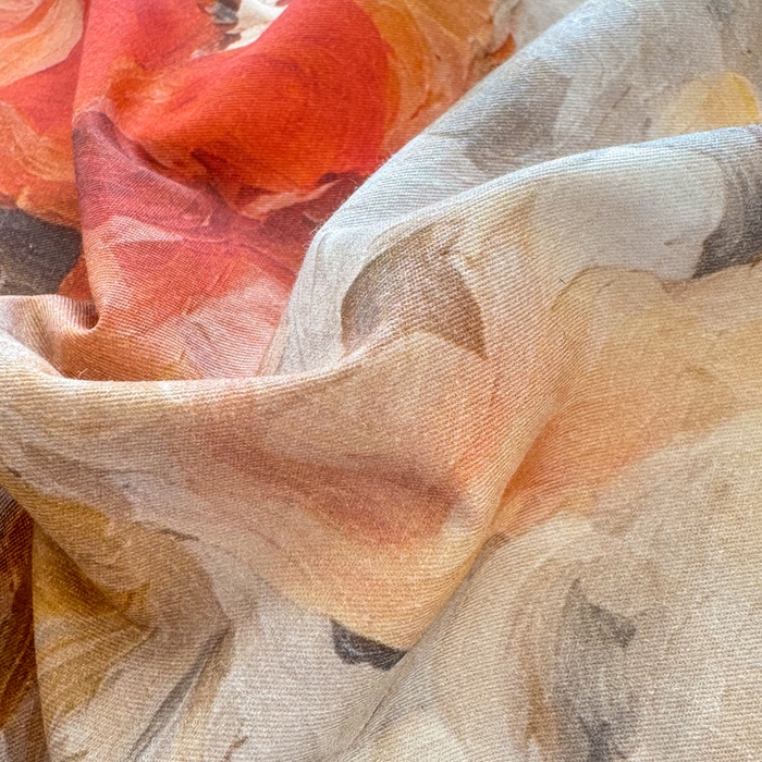 91家纺网 家纺一手货源 找家纺 红日子纺织品 2025新款全棉纯棉数码印花四件套 花暖容颜-绿