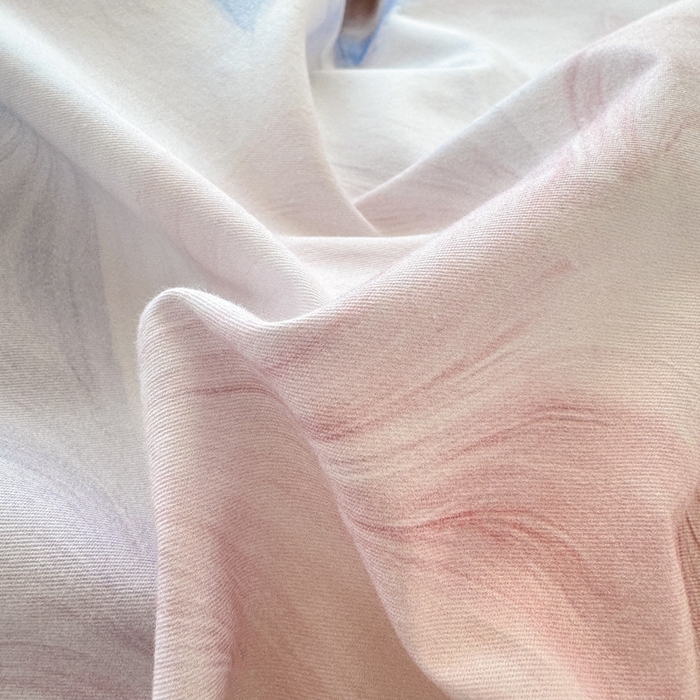 91家纺网 家纺一手货源 找家纺 红日子纺织品 2025新款全棉纯棉数码印花四件套 波斯记忆-蓝