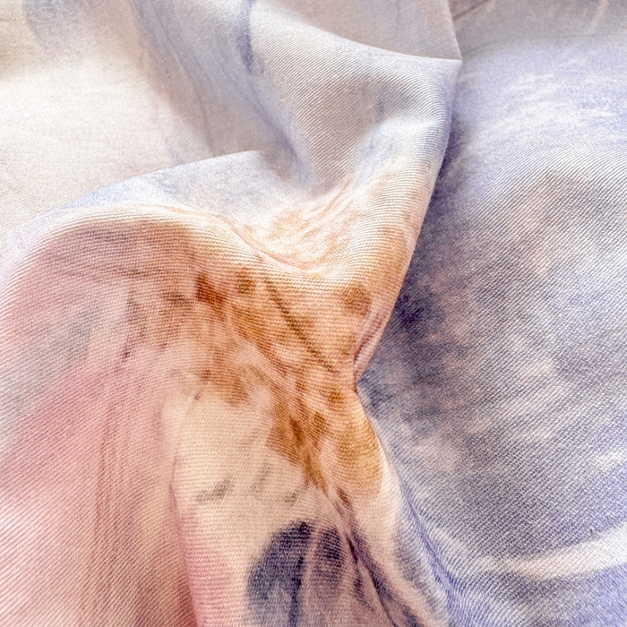 91家纺网 家纺一手货源 找家纺 红日子纺织品 2025新款全棉纯棉数码印花四件套 美尼尔-粉