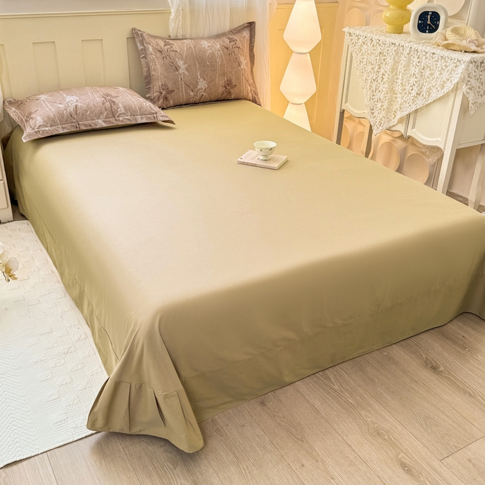 91家纺网 家纺一手货源 找家纺 红日子纺织品 2025新款全棉纯棉数码印花四件套 秋日盛情-黄