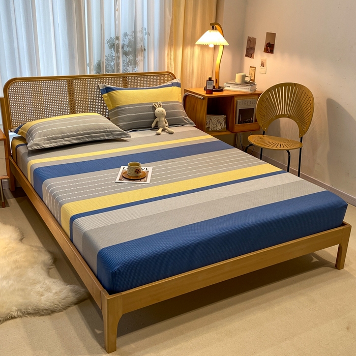 91家纺网 家纺一手货源 找家纺 丝芙妮家居（原乐视家纺） 2025新款全棉磨毛多规格单品床笠波利亚