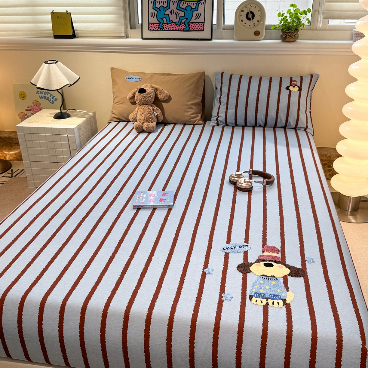 91家纺网 家纺一手货源 找家纺 （总）珺柔家纺 2025新款磨毛毛巾绣床笠