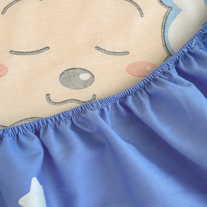 91家纺网 家纺一手货源 找家纺 金鑫汇家纺 2025新款喜羊羊与灰太狼全棉单品床笠 懒懒大王