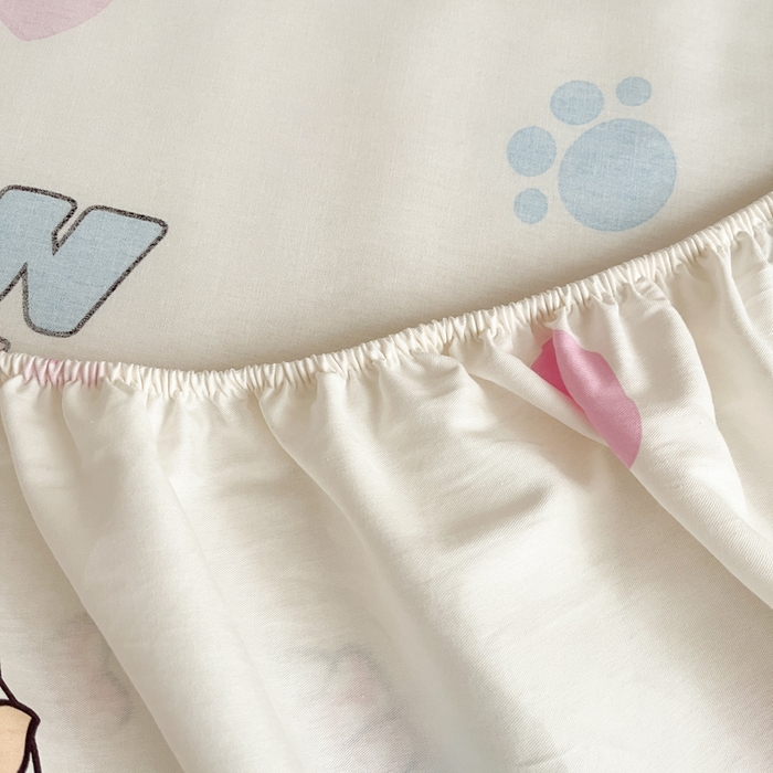 91家纺网 家纺一手货源 找家纺 金鑫汇家纺 2025新款喜羊羊与灰太狼全棉单品床笠 狼羊共舞