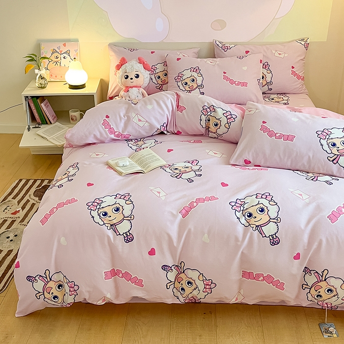 91家纺网 家纺一手货源 找家纺 （总）金鑫汇家纺 2025新款喜羊羊与灰太狼全棉单品被套