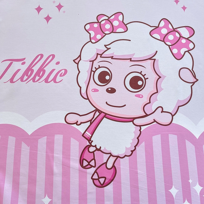 91家纺网 家纺一手货源 找家纺 金鑫汇家纺 2025新款喜羊羊与灰太狼全棉单品床单 时尚美羊羊