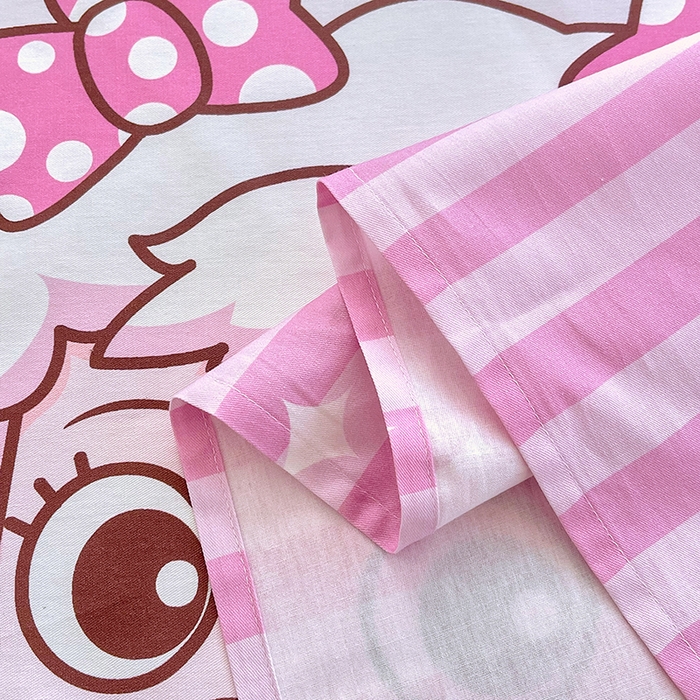 91家纺网 家纺一手货源 找家纺 金鑫汇家纺 2025新款喜羊羊与灰太狼全棉单品床单 时尚美羊羊