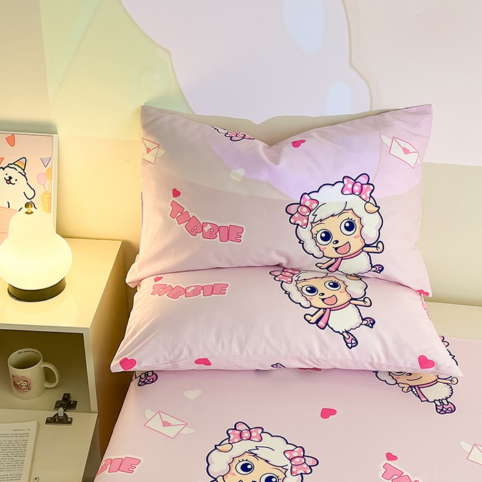 91家纺网 家纺一手货源 找家纺 （总）金鑫汇家纺 2025新款喜羊羊与灰太狼全棉单品枕套