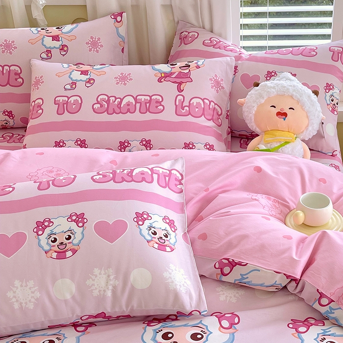 91家纺网 家纺一手货源 找家纺 （总）金鑫汇家纺 2025新款喜羊羊与灰太狼全棉单品枕套