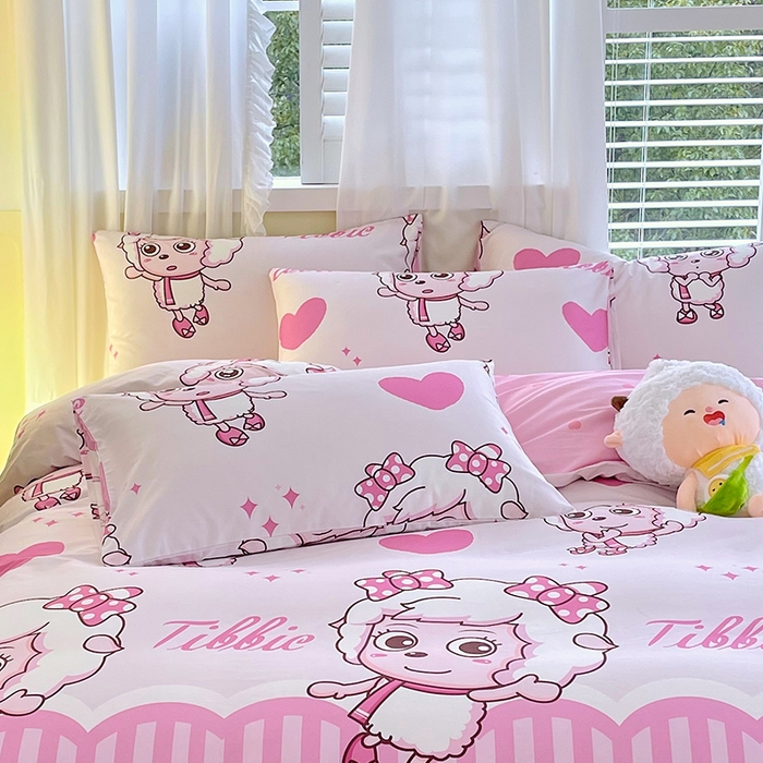 91家纺网 家纺一手货源 找家纺 （总）金鑫汇家纺 2025新款喜羊羊与灰太狼全棉单品枕套