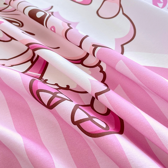 91家纺网 家纺一手货源 找家纺 金鑫汇家纺 2025新款喜羊羊与灰太狼全棉单品枕套 时尚美羊羊