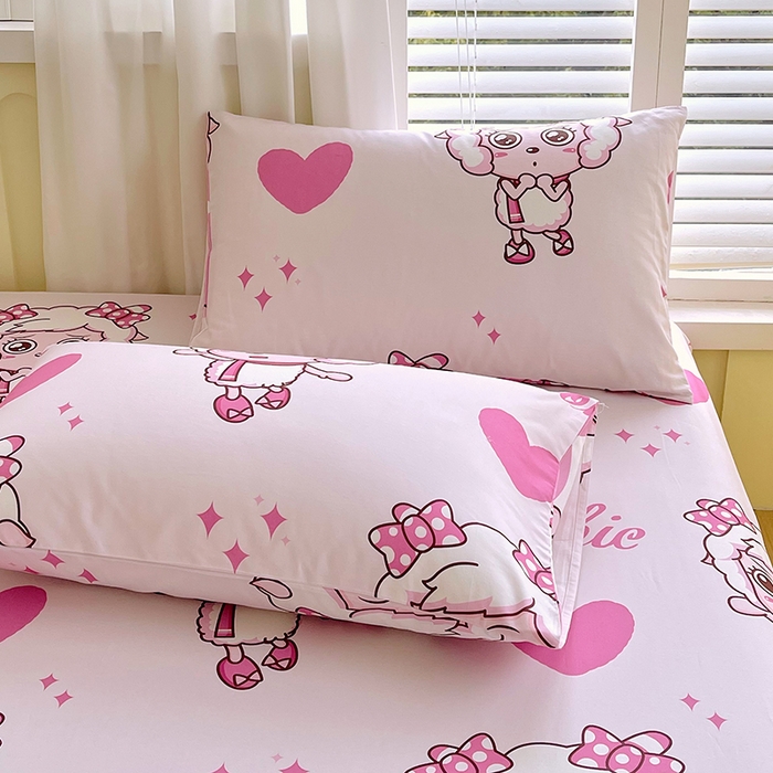 91家纺网 家纺一手货源 找家纺 金鑫汇家纺 2025新款喜羊羊与灰太狼全棉单品枕套 时尚美羊羊