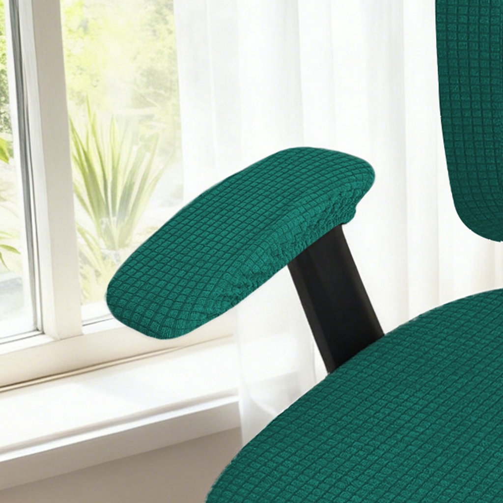 91家纺网 家纺一手货源 找家纺 （总）壹零特色家纺 2025新款弹力针织办公椅套配件扶手套--短款一对