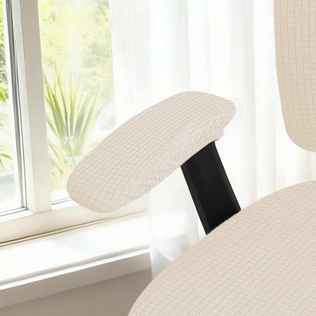 91家纺网 家纺一手货源 找家纺 （总）壹零特色家纺 2025新款弹力针织办公椅套配件扶手套--短款一对