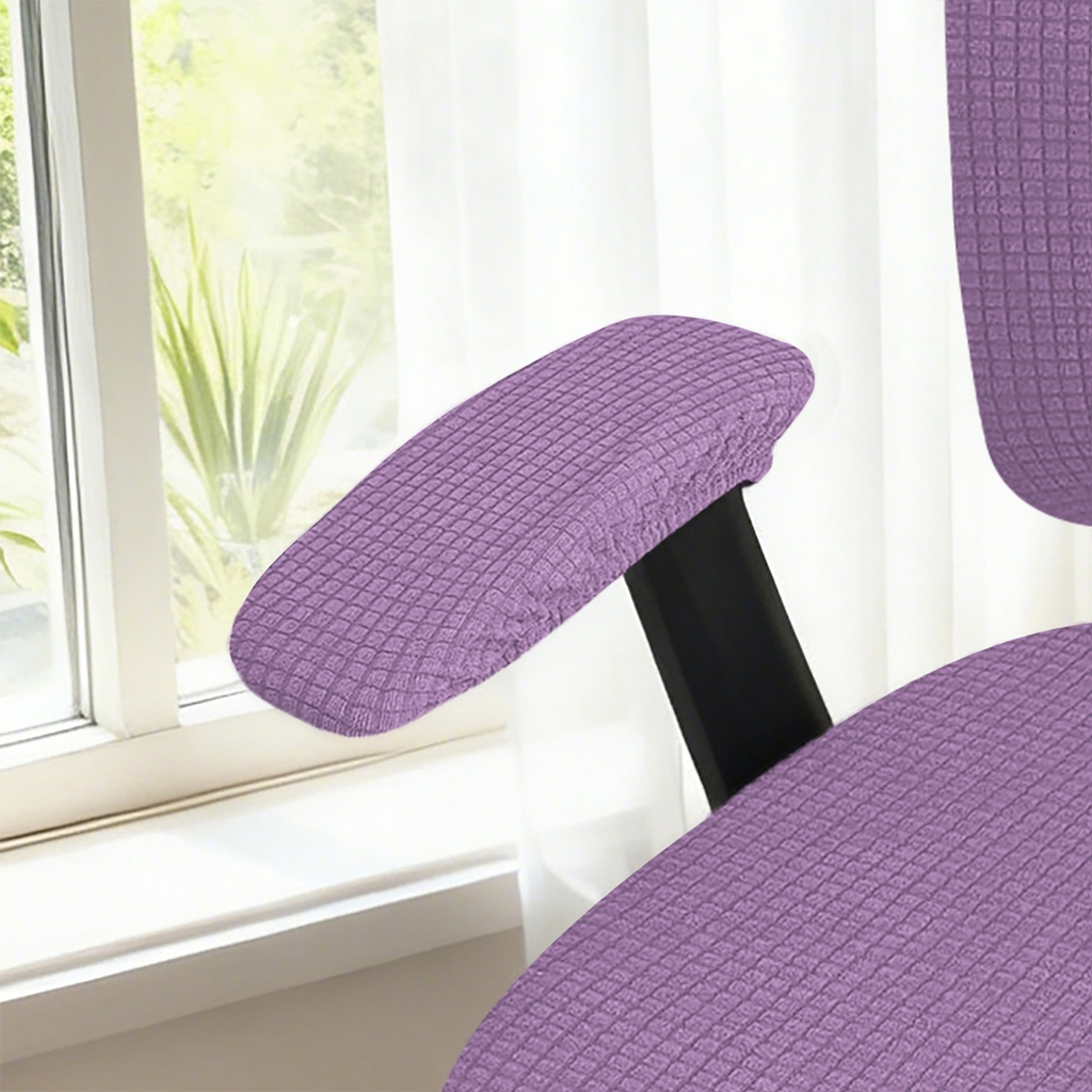 91家纺网 家纺一手货源 找家纺 （总）壹零特色家纺 2025新款弹力针织办公椅套配件扶手套--短款一对