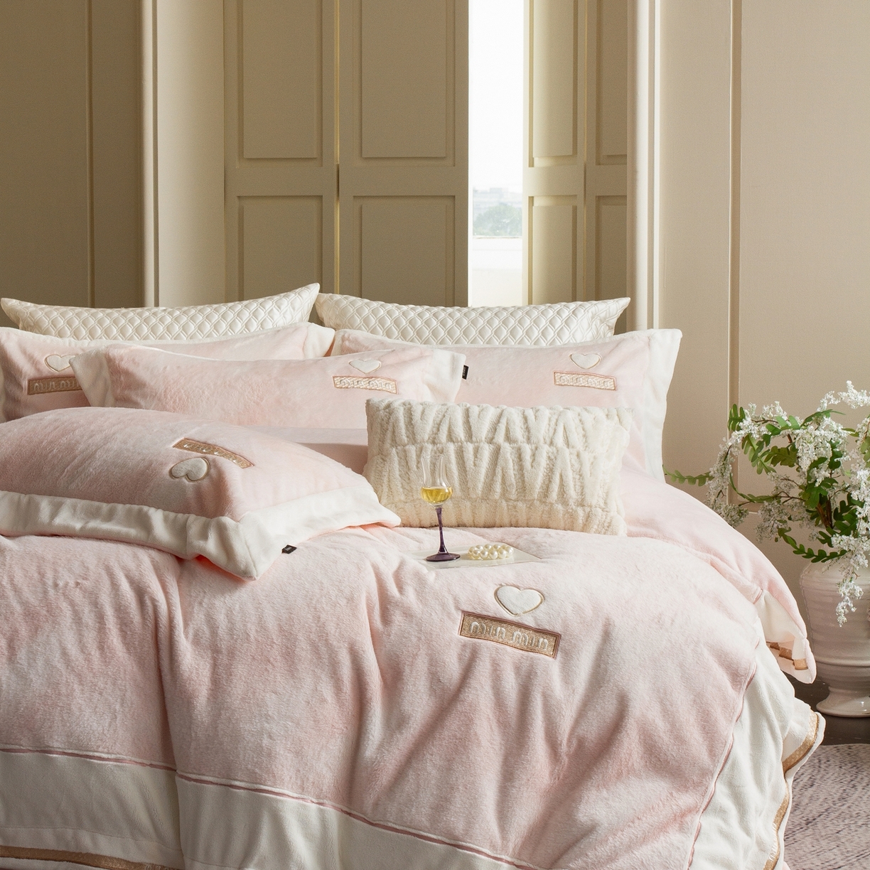 91家纺网 家纺一手货源 找家纺 （总）馨蕊家居 2025新款秋冬法式高奢雪貂绒系列-绒云初（会员-10）控价388/408