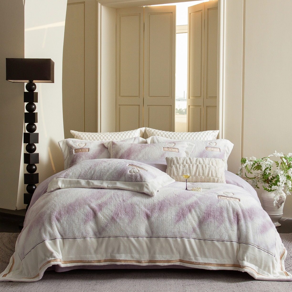 91家纺网 家纺一手货源 找家纺 （总）馨蕊家居 2025新款秋冬法式高奢雪貂绒系列-绒云初（会员-10）控价388/408