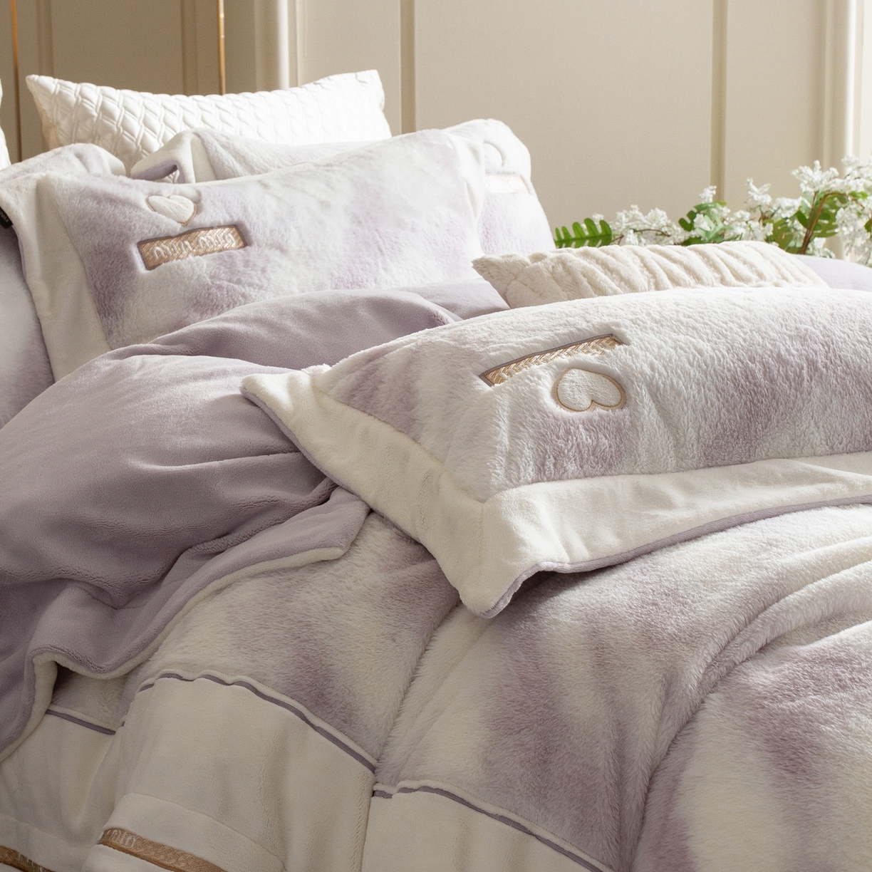 91家纺网 家纺一手货源 找家纺 （总）馨蕊家居 2025新款秋冬法式高奢雪貂绒系列-绒云初（会员-10）控价388/408