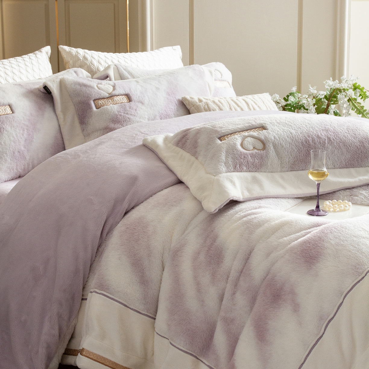 91家纺网 家纺一手货源 找家纺 （总）馨蕊家居 2025新款秋冬法式高奢雪貂绒系列-绒云初（会员-10）控价388/408